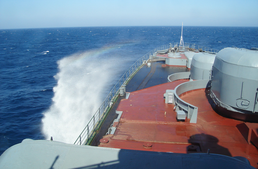 БПК - курс  в океан! Фото К. Лобкова by . 