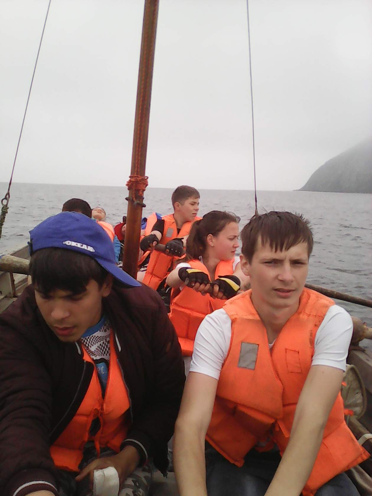 флотилия в море by . 