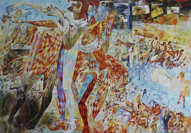 Горбачев С. Д. Похищение Европы. 2006. х.м., 140х200 by . 