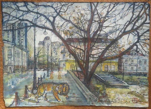 Коваль - Коряковская  Где вы теперь, кто вам целует пальцы.... 2015 84х59 бум смеш тех by . 