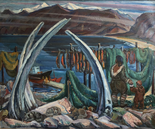 Снытко В.А. Чукотка. 1978. х. м.90х110 by . 