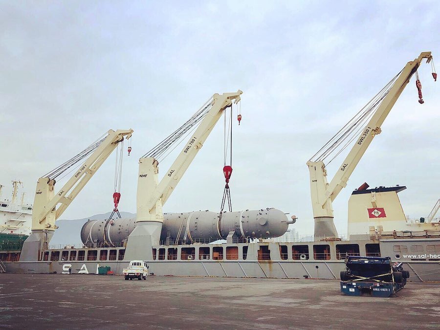 В порту Де-Кастри возобновилась перевалка грузов для строительства Амурского газоперерабатывающего завода