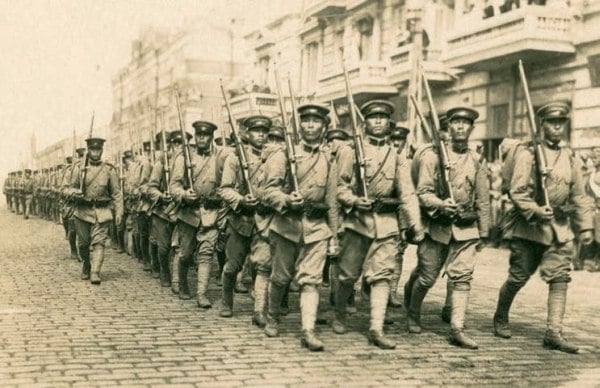 август 1918 японские войска во Владивостоке by . 