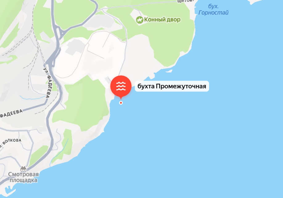 Бухта Промежуточная Бухта Промежуточная